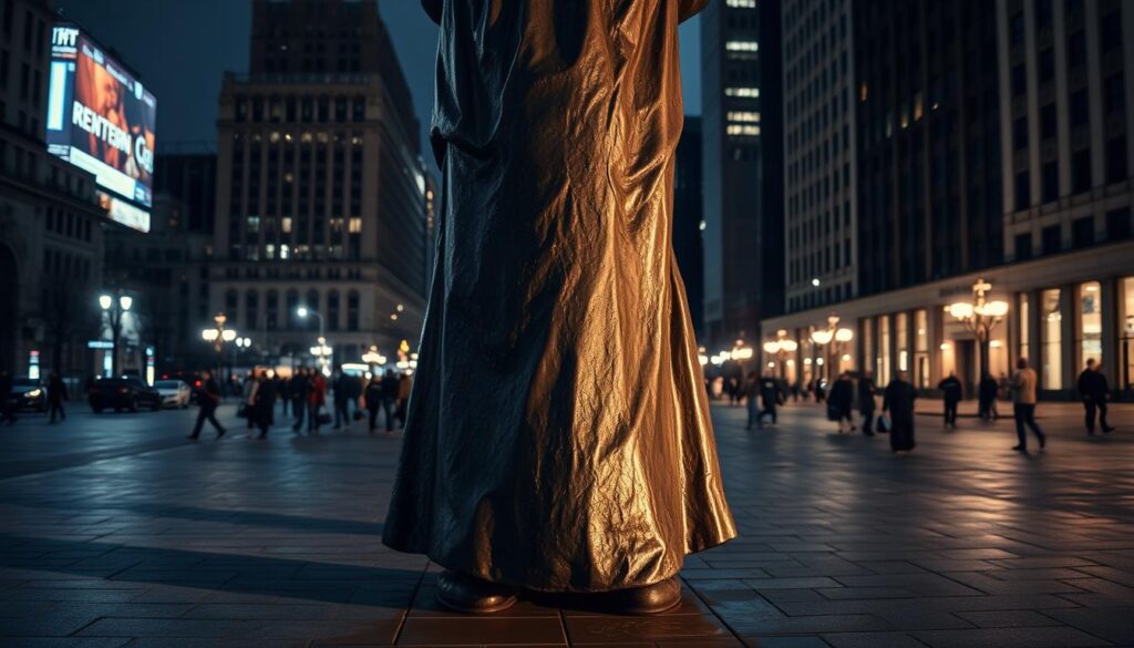Bronzestatue Kontroverse
