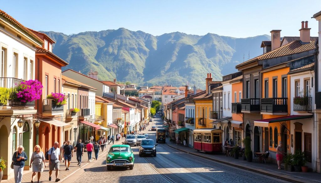 Stadtleben in Funchal Stadtleben in Funchal