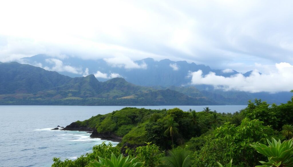 Temperatur und Niederschlag auf der Insel Temperatur und Niederschlag auf der Insel