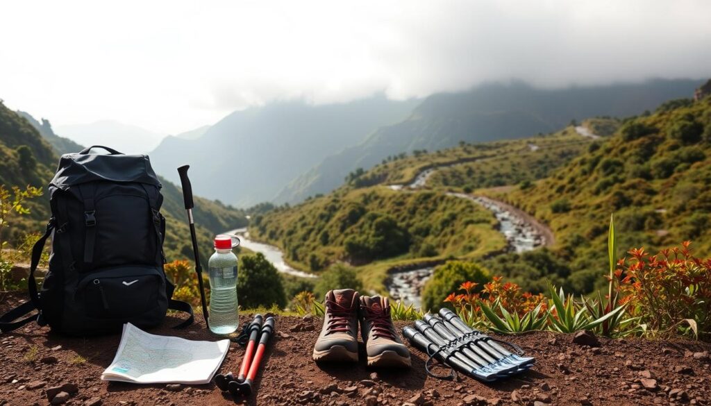 Wanderausrüstung für Madeira