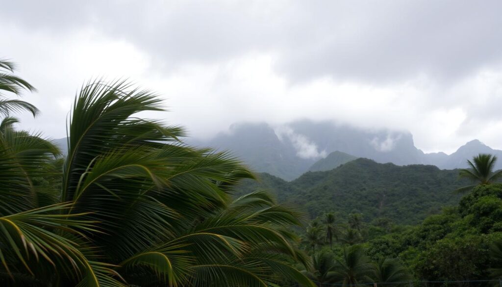 Wind und Regen auf Madeira