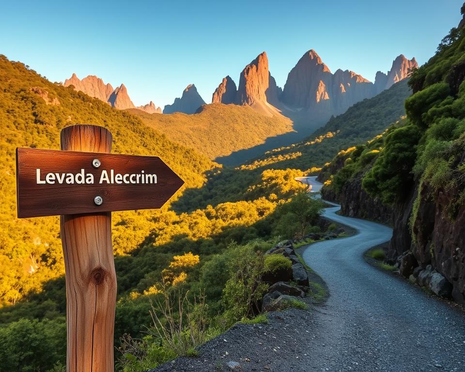 Anfahrt Levada Alecrim Wanderweg