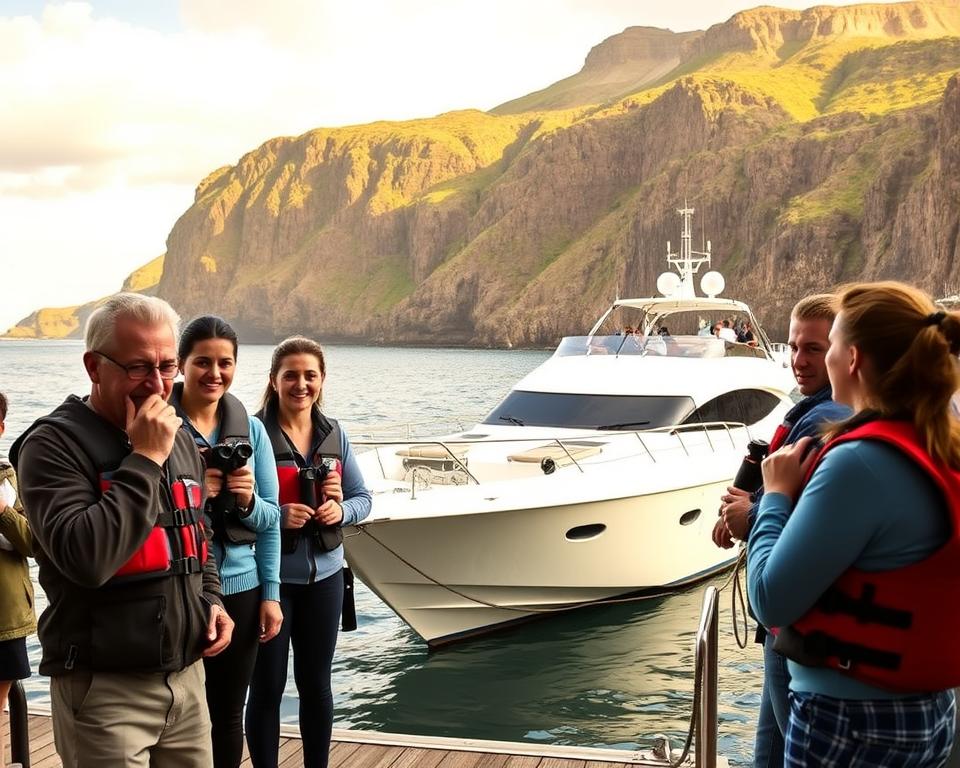 Delfin-Tour Vorbereitung