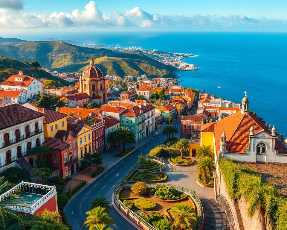 Funchal Sehenswürdigkeiten Stadtansicht Funchal Sehenswürdigkeiten Stadtansicht