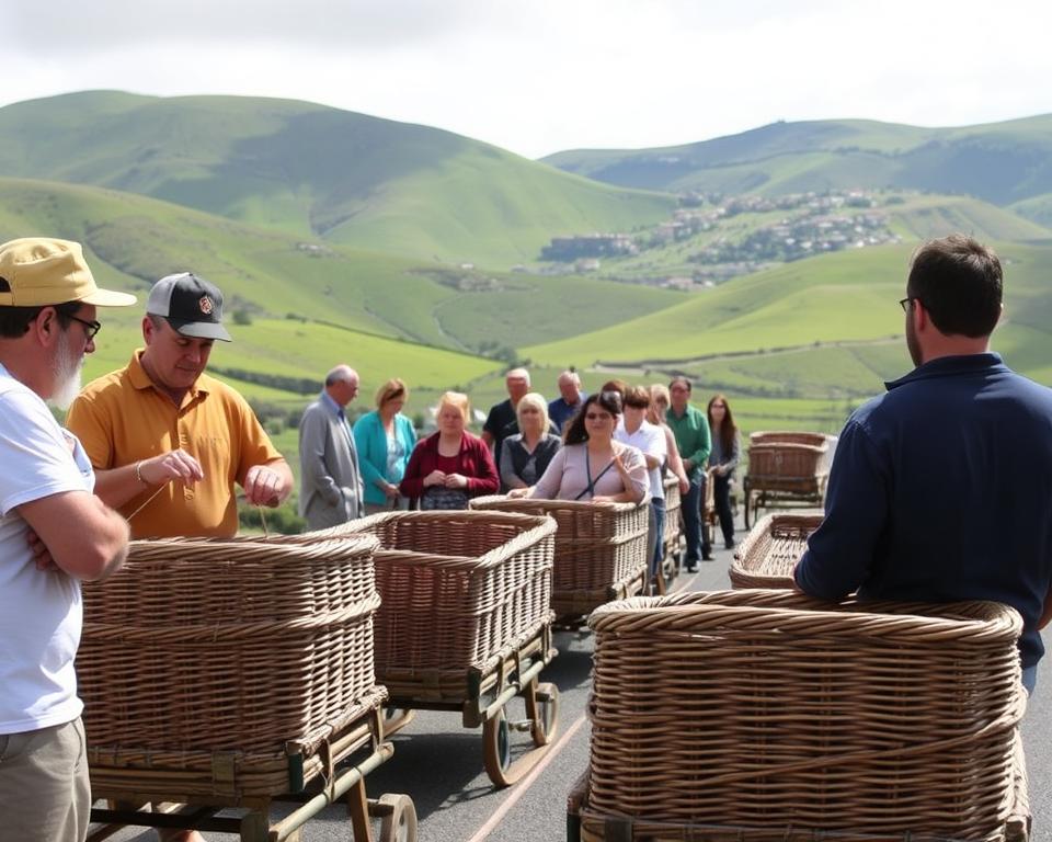 Korbschlittenfahrt Sicherheit Vorbereitung
