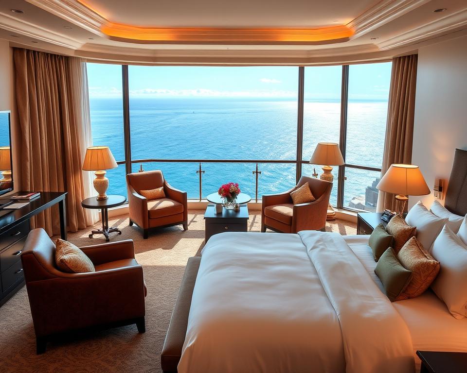 Luxuszimmer mit Atlantikblick im Reid's Palace