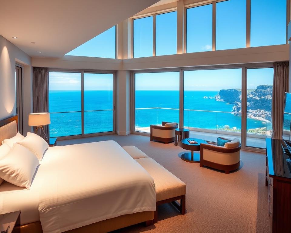 Luxuszimmer mit Meerblick im Melia Madeira Mare