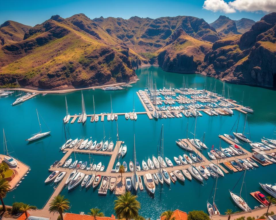 Madeira Yachthafen Übersicht