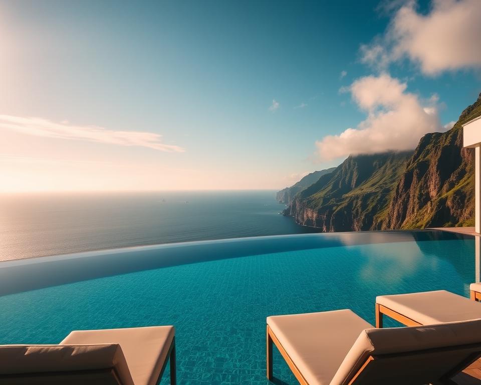 Reid's Palace Wellnessbereich Infinity-Pool