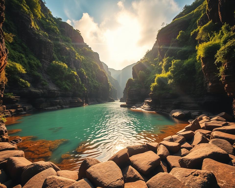 Seixal Naturbecken an der Nordküste Madeiras