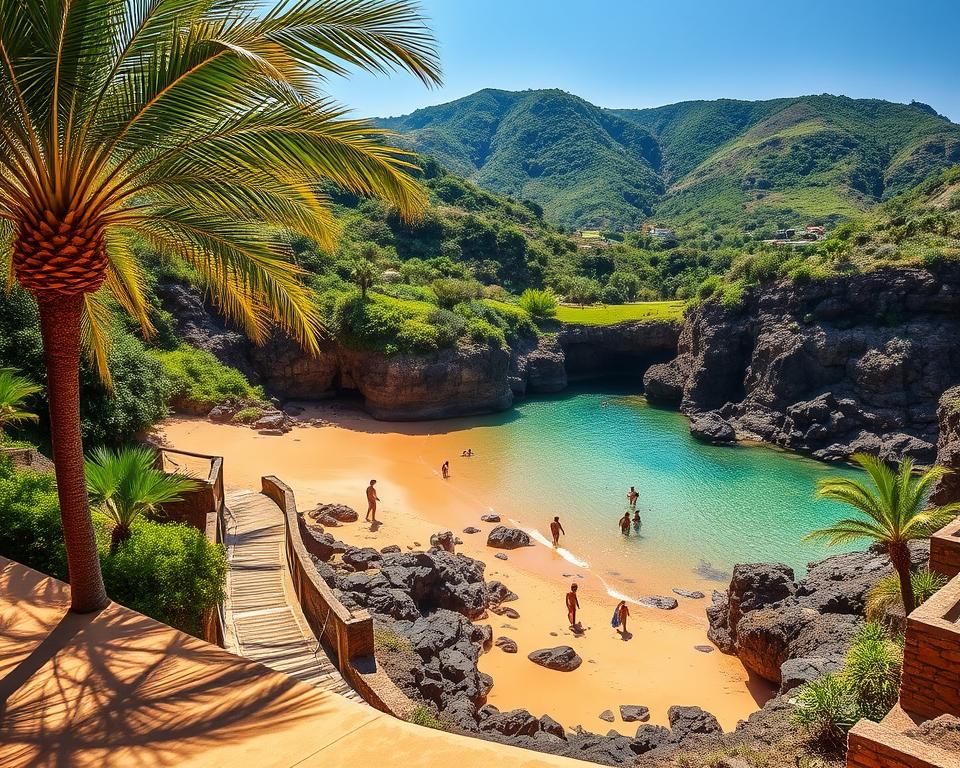 Versteckte Strände Madeira Naturbäder