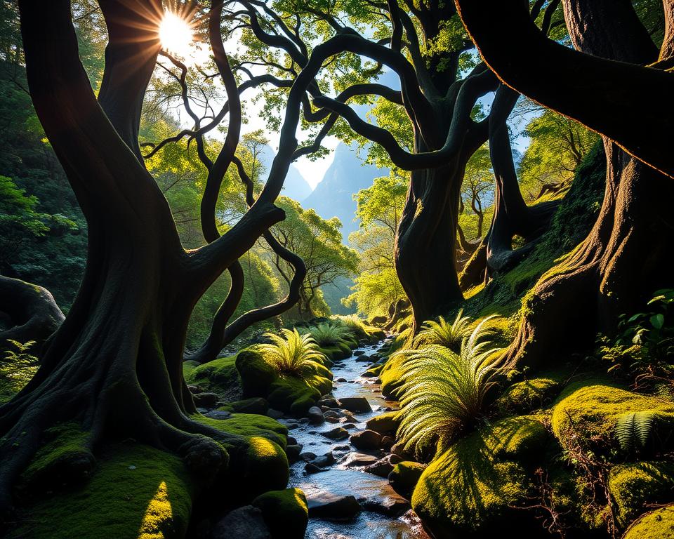 Wanderweg im Feenwald Madeira