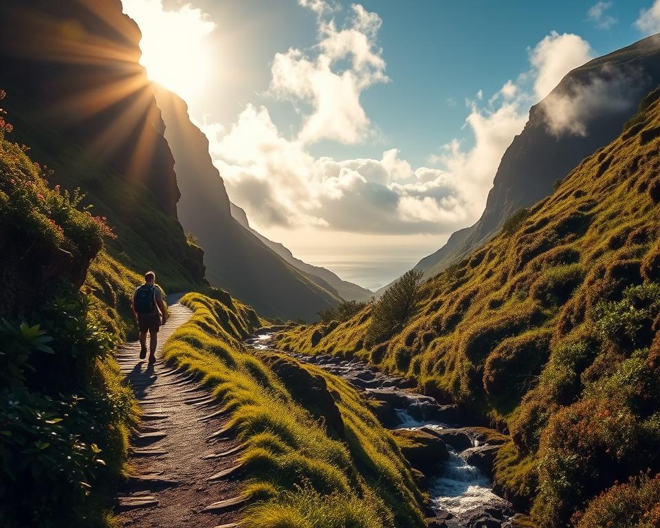 Wanderwege Madeira August Landschaft Wanderwege Madeira August Landschaft