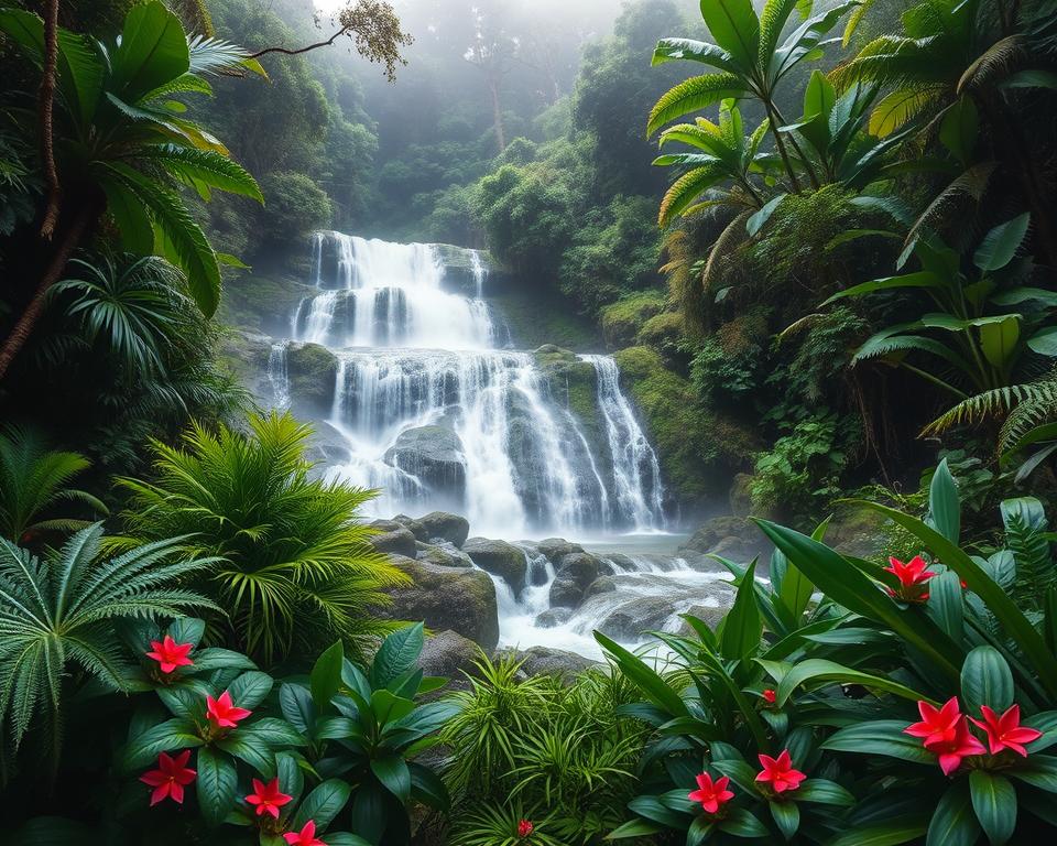 Wasserfall Ökosystem Madeira Wasserfall Ökosystem Madeira