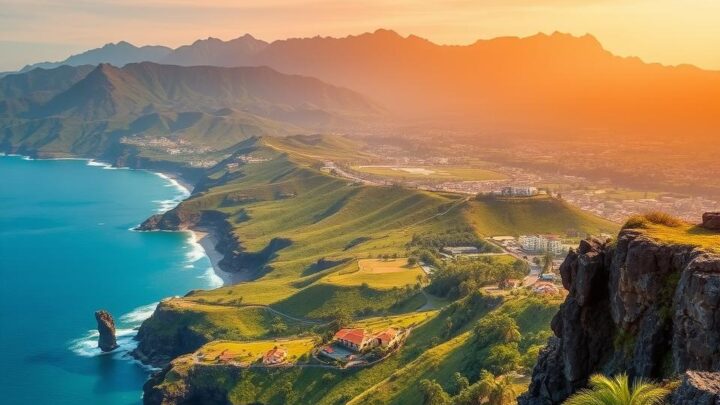 Spektakulärer Crane Viewpoint Madeira – Aussichtspunkt