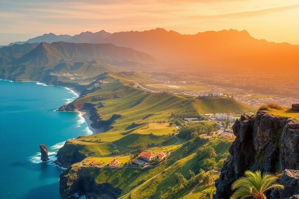 Spektakulärer Crane Viewpoint Madeira – Aussichtspunkt