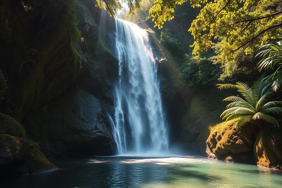 Wasserfall Agua Santana Madeira Portugal – Ein Naturwunder