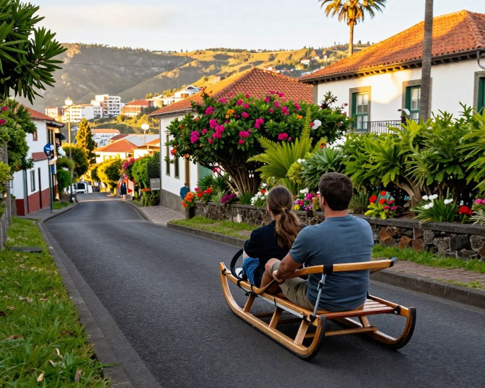 Korbschlittenfahrt Livramento Korbschlittenfahrt Livramento