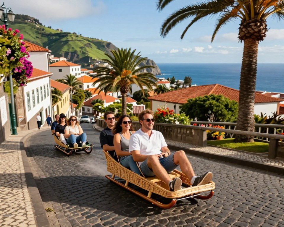 Madeira Schlittenfahrt Erlebnis Madeira Schlittenfahrt Erlebnis