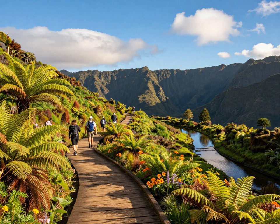 Nachhaltiger Tourismus Madeira Wanderweg